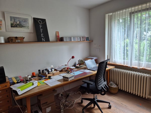 Grosser Bio Garten mit 2.5 Zimmer Wohnung und zusätzlichem Büro mitten in Basel 4