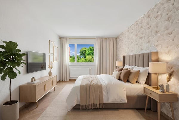 3.5-Zimmer-Wohnung frisch renoviert mit Balkon in Wohlen 2