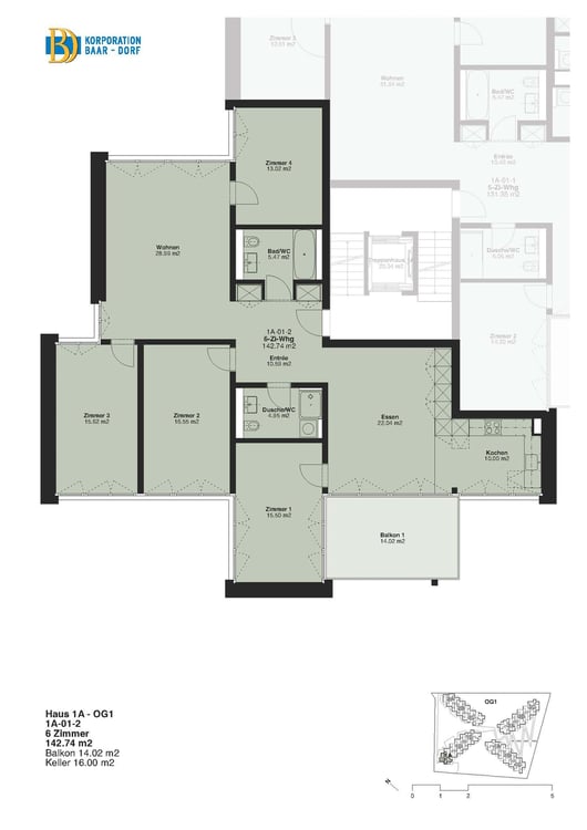 Geräumige 6-Zimmer-Neubauwohnung mit Balkon in Baar 13