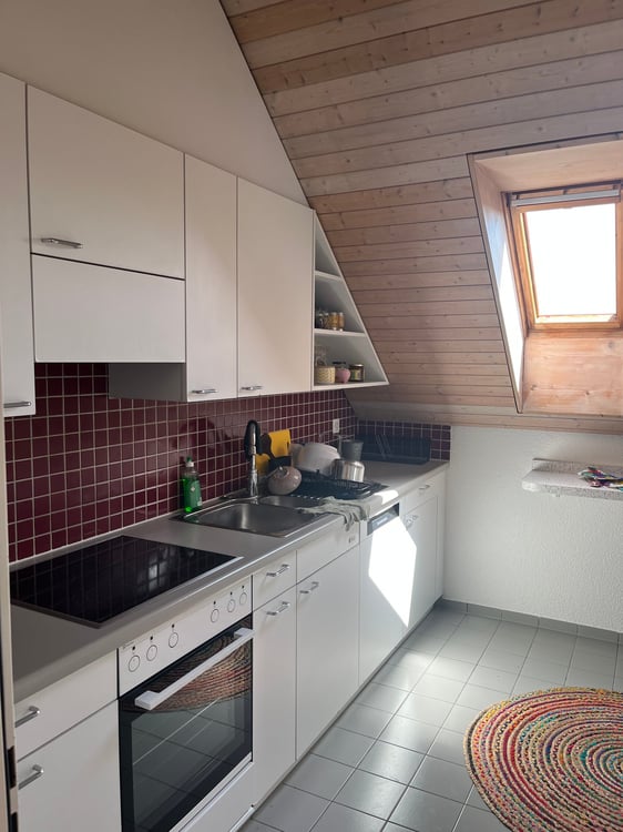 Charmante 3.5-Zimmer-Dachwohnung mit Balkon in Hausen am Albis 2