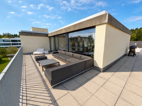 5.5 Room (3 bedrooms, 1 office) Furnished Penthouse, 142m² Terrace, Private Lift, Minimum 1 year 2