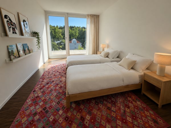 5.5 Room (3 bedrooms, 1 office) Furnished Penthouse, 142m² Terrace, Private Lift, Minimum 1 year 11