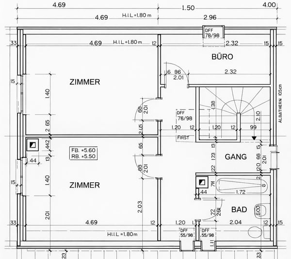 Grosszügige 5-Zimmer-Maisonette-Wohnung mit Balkon in Boningen 19