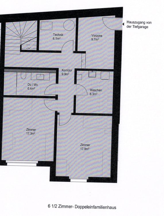 61/2 Doppeleinfamilienhaus (2017), Obfelden, naturnah 14