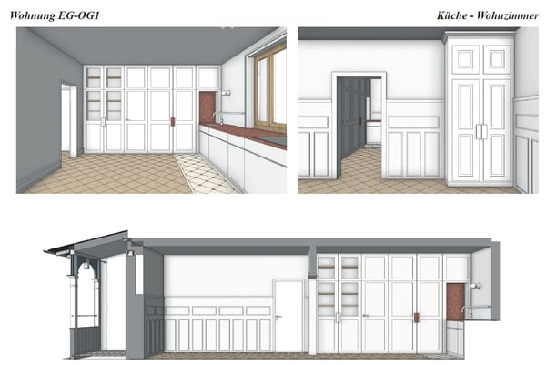 Charmante 3.5-Zimmer-Altbauwohnung mit Balkon in Zollikon (befristet bis 31.10.2027) 3