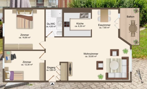 Frisch renovierte 3.5-Zimmer-Wohnung mit Balkon in Amriswil – ab sofort verfügbar! 7