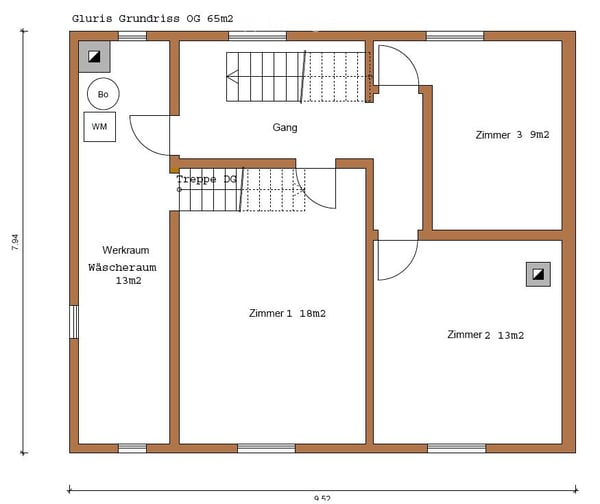 Freistehendes 4.5-Zimmer-Toggenburgerhaus in ruhiger Berglage mit traumhafter Aussicht 17