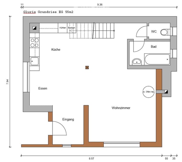 Freistehendes 4.5-Zimmer-Toggenburgerhaus in ruhiger Berglage mit traumhafter Aussicht 18