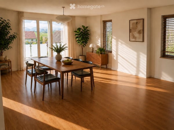 Grosse 4.5-Zimmer-Maisonette-Wohnung mit Blick ins Grüne 3
