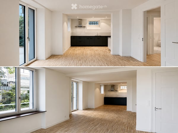 Frisch renovierte 2.5-Zimmerwohnung mit eigener Terrasse & Gartensitzplatz 5