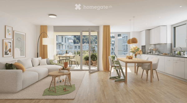 4.5-Zimmer-Neubauwohnung mit Balkon im beliebten Tribschenquartier 1