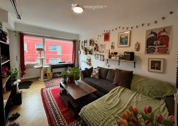 Charmant appartement de 2,5 pièces avec balcon – Rue Saint-Roch, Lausanne 1