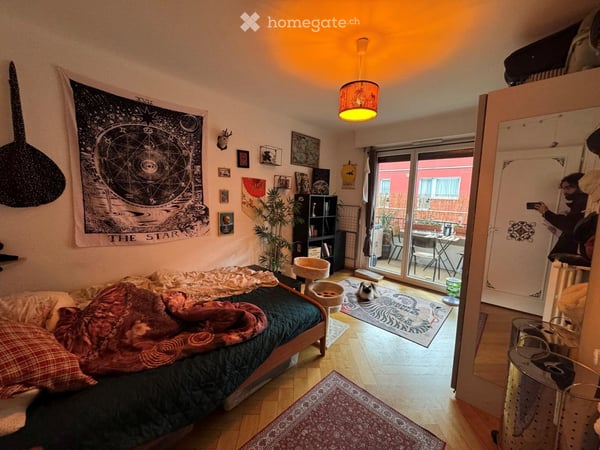 Charmant appartement de 2,5 pièces avec balcon – Rue Saint-Roch, Lausanne 2