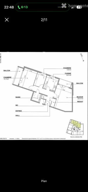 Appartement 4 pièces à louer – Rue du Grand-Pré 53, Genève 1202 9