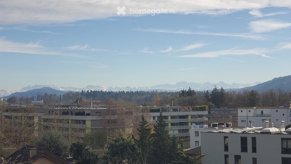 Charmante 3.5-Zimmer-Wohnung mit Balkon und herrlicher Aussicht in Wettingen 1