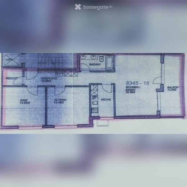 Helle 3.5-Zimmer-Wohnung mit Balkon und schöner Aussicht 11