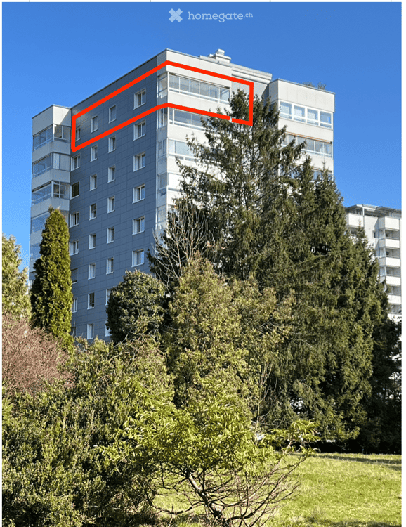 Helle 4-Zimmer-Wohnung mit Balkon und schöner Aussicht in Wil SG 11