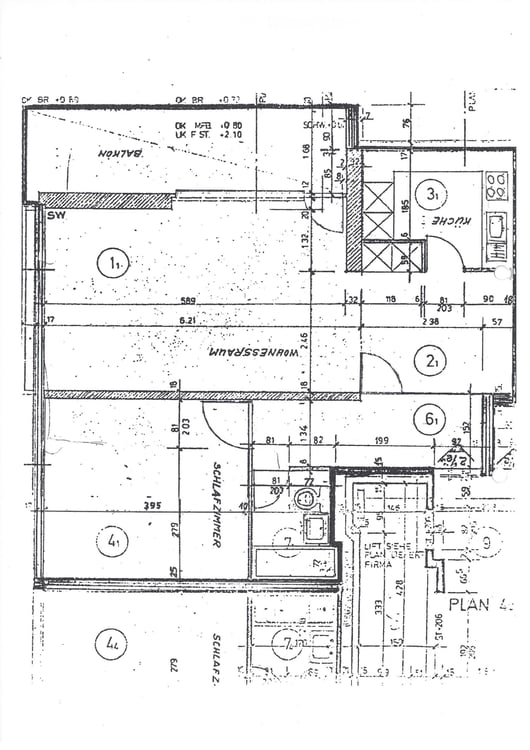 Tauschwohnung - Helle 2.5-Zimmer-Wohnung im 11. OG mit Balkon und toller Aussicht in Schlieren 2
