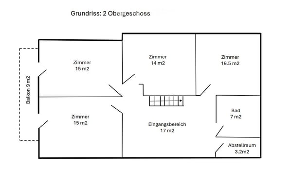 Zu verkaufen eine 6½ Zimmer Duplex Haushälfte mit schöner Bergsicht 14