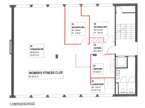 144m2 Gewerbefläche im 1.OG, in 8048 Zürich, zu vermieten 6