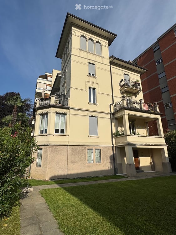 2.5 locali con giardino in Villa Liberty