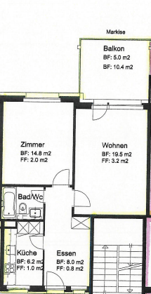2.5-ZWG im 4.OG, in 5621 Zufikon zu vermieten 7