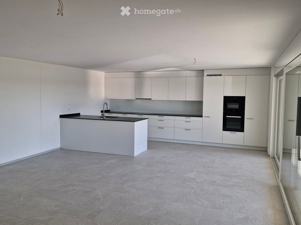 Moderne 4.5-Zimmer-Neubauwohnung mit Balkon und schöner Aussicht in Gampelen 2