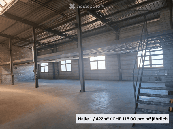 Industriefläche 714m² zur Miete an der Frauenfelderstrasse in Münchwilen TG 2