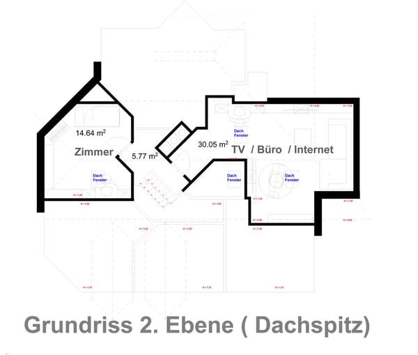 6 1/2 Zr Maisonette Dachwohnung in Bremgarten AG 3
