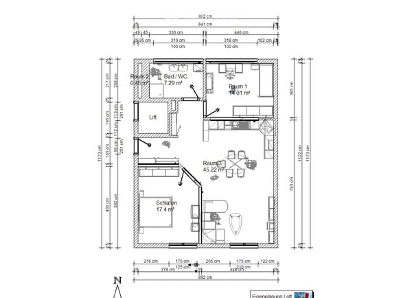 Charmante 3.5-Zimmer-Loft-Wohnung in historischem Altbau an der Baarerstrasse 4