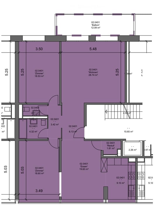 Helle Attraktive 3.5-Zimmerwohnung an zentraler Lage in Basel 9