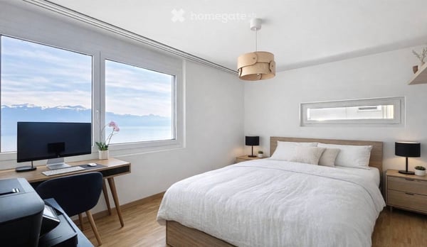 APPARTEMENT D’EXCEPTION AVEC VUE PANORAMIQUE SUR LE LAC ET LES ALPES 5