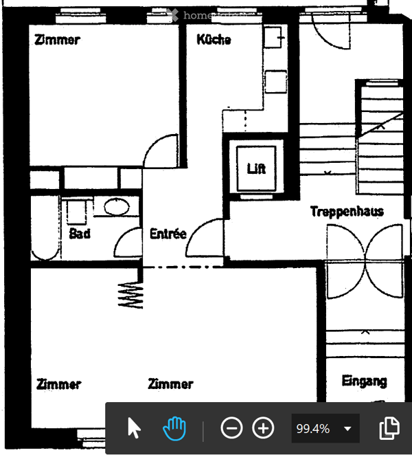 Grosse 2.5-Zimmer-Wohnung 6