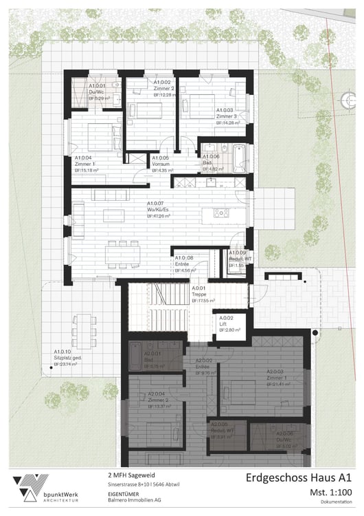 Hochwertige 4½-Zimmerwohnung in Abtwil – Sinserstrasse 8 2
