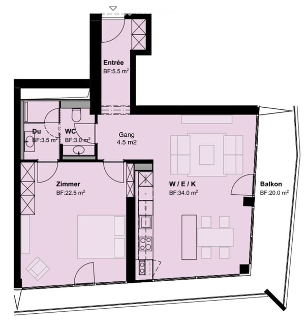 Luxuriöse 2.5-Zimmer-Wohnung mit Alpenpanorama und Eigentumsstandard 11