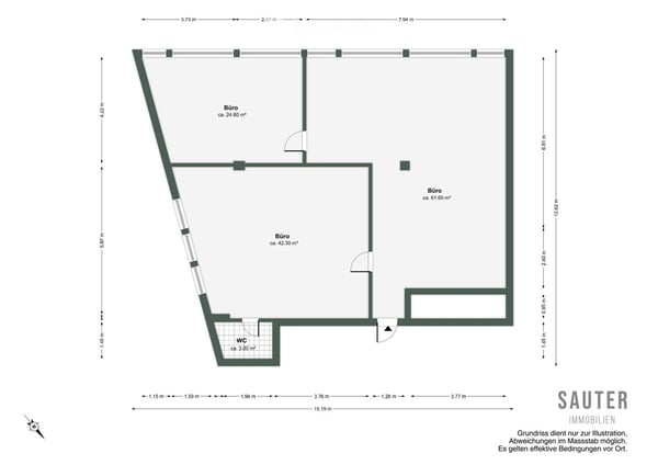 Attraktive Büro- oder Gewerbefläche mit Weitblick – 180 m² im obersten Geschoss 10