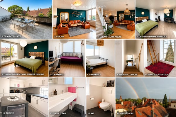 Rare au cœur d’Yverdon – Duplex 4 pièces avec 2 terrasses 2