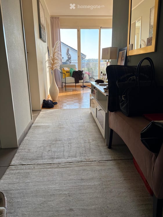 Wohnen am Rhein: Ruhige, voll möblierte 3-Zimmer-Wohnung mit Süd-West-Balkon 2