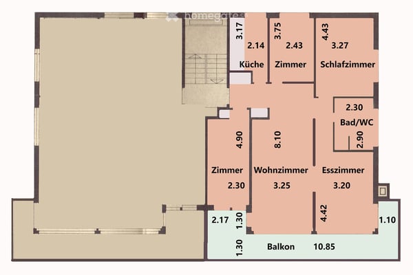 Total-Renovierte 5-Zimmer-Wohnung mit Balkon und schöner Aussicht in Zürich-Höngg 13