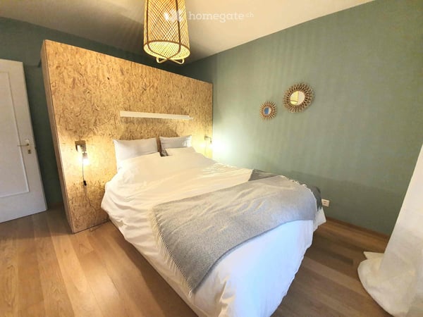 Appartement meublé équipé, 3.5 pièces, lumineux et calme, tout inclus 5