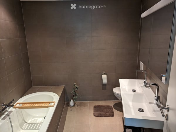 Möblierte Wohnung mit Garten in Bottmingen 5