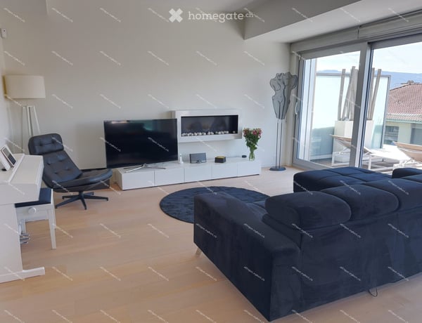 Magnifique appartement attique de 5 pièces avec vue panoramique – Quartier des nations, Genève 6