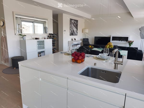 Magnifique appartement attique de 5 pièces avec vue panoramique – Quartier des nations, Genève 7