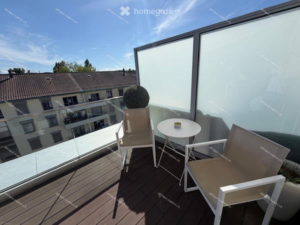 Magnifique appartement attique de 5 pièces avec vue panoramique – Quartier des nations, Genève 14