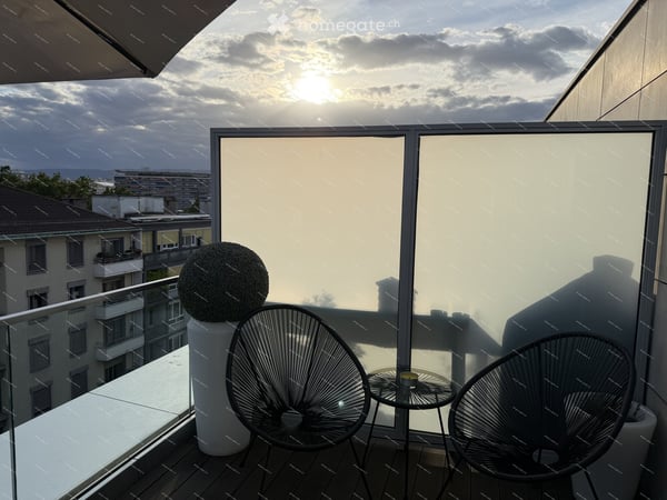 Magnifique appartement attique de 5 pièces avec vue panoramique – Quartier des nations, Genève 17