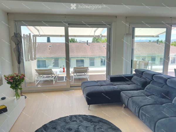 Magnifique appartement attique de 5 pièces avec vue panoramique – Quartier des nations, Genève 5