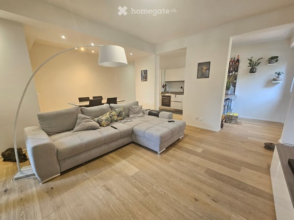 Luminoso appartamento di 3.5 locali con giardino a Lugano 2