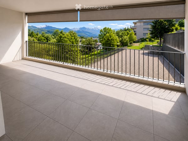 Moderne 2.5-Zimmer-Neubauwohnung an guter Lage mit Bergblick in Kriens 2
