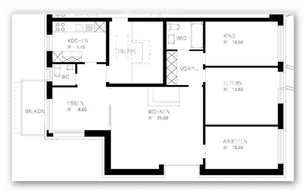 Helle 4.5-Zimmer-Wohnung mit Balkon und Garage in Zürich-HönggWohnung in Zürich 8