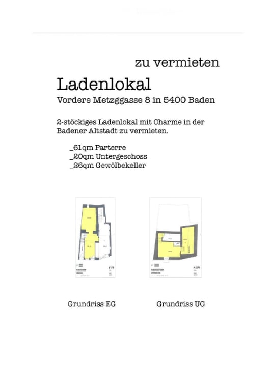 Attraktive 3.5-Zimmer Geschäftsräume in Baden Altstadt 5